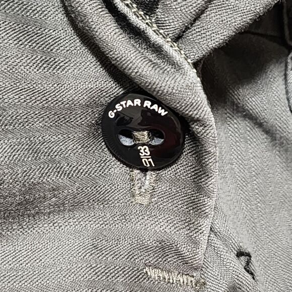 G-Star Raw Mens Cotton Full-Zip Hooded Jacket Military Green Unlined Size M - Picture 13 of 16